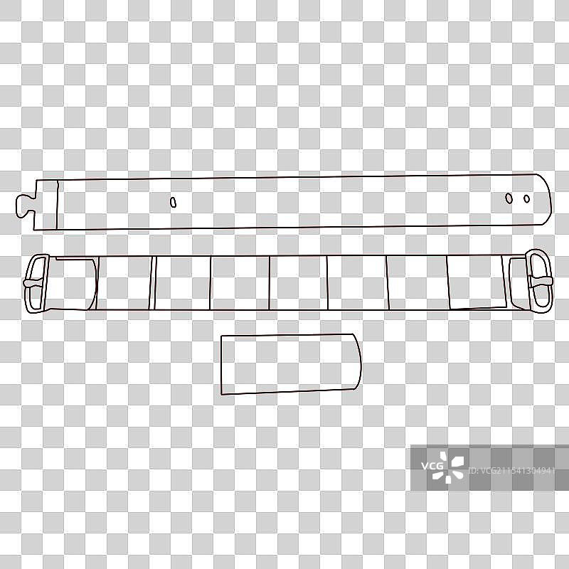 五代前蜀王建玉大带图片素材