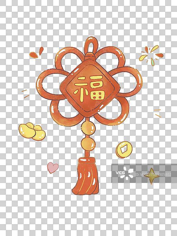 传统新年春节中国结图片素材