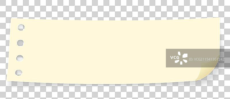 空白的便签纸办公文具用品装饰插画元素图片素材