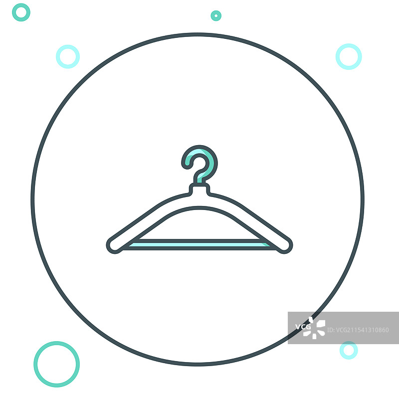 衣架衣柜图标，背景为白色图片素材