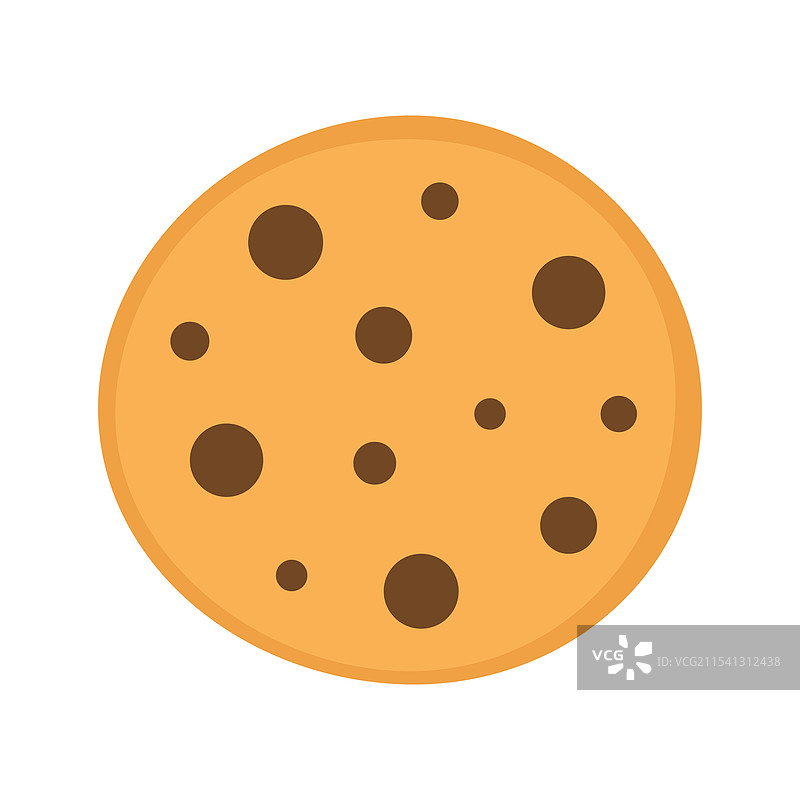 卡通巧克力曲奇饼干图片素材