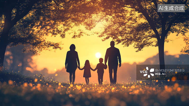 【AI数字艺术】人口问题概念插画图片素材