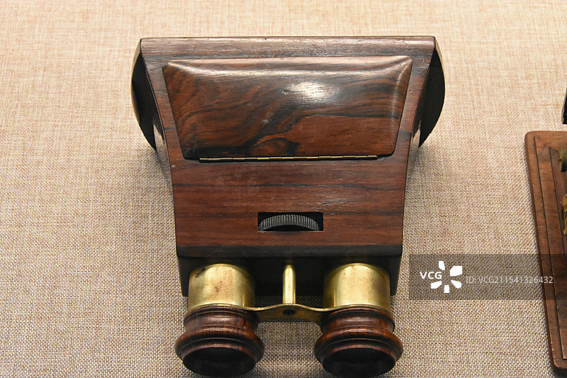 布鲁斯特式立体镜1880年代图片素材