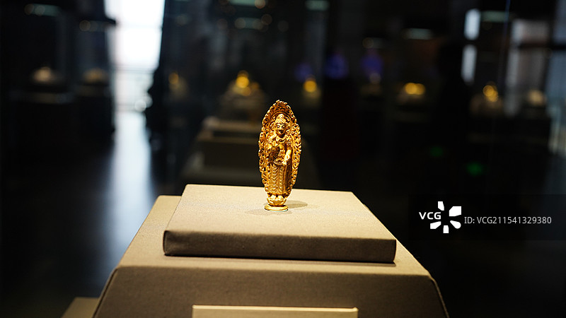 昆明云南省博物馆宗教文物展图片素材