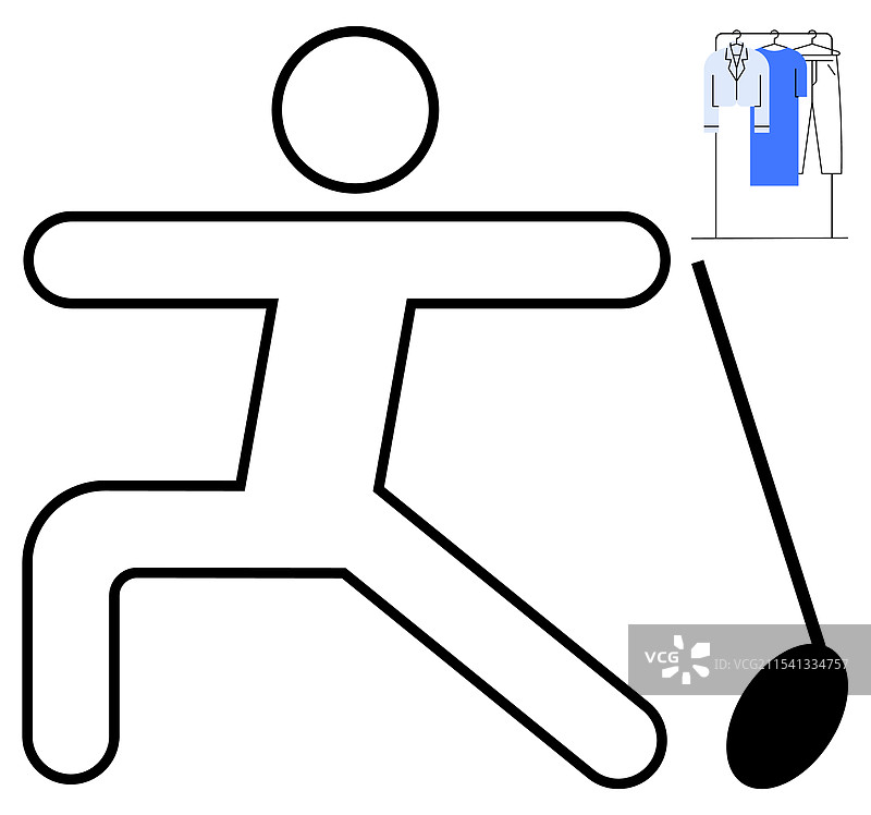 一个人在熨烫时伸手去拿衣服图片素材