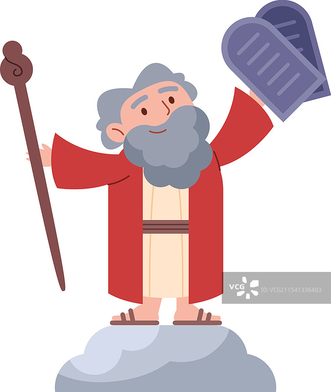 摩西，圣经中的人物图片素材