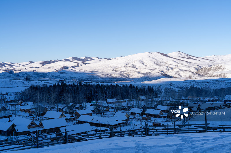 白哈巴村图片素材