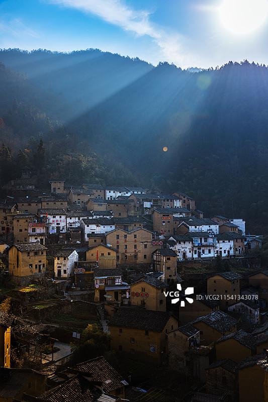 阳产土楼图片素材