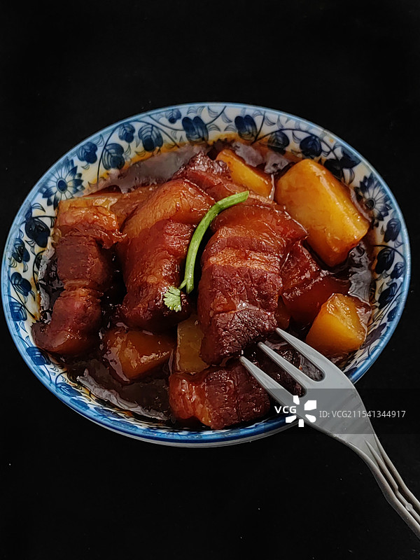 餐饮美食中餐红烧肉图片素材