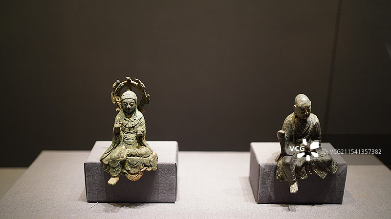 昆明云南省博物馆宗教文物展图片素材