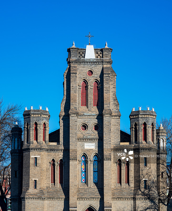 望海楼教堂（天津河北区）图片素材