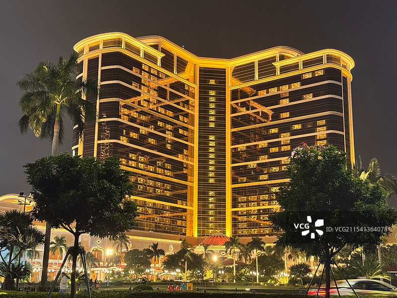 澳门永利皇宫夜景图片素材