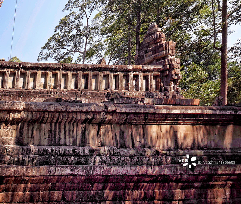 吴哥古迹茶胶寺图片素材