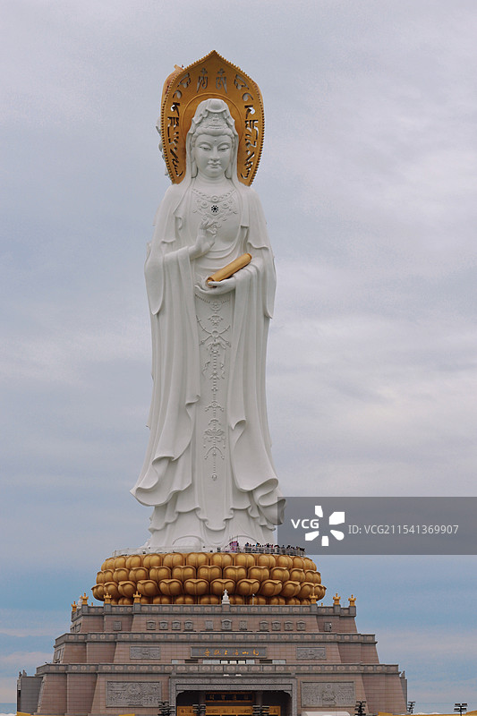 南山海上观音图片素材