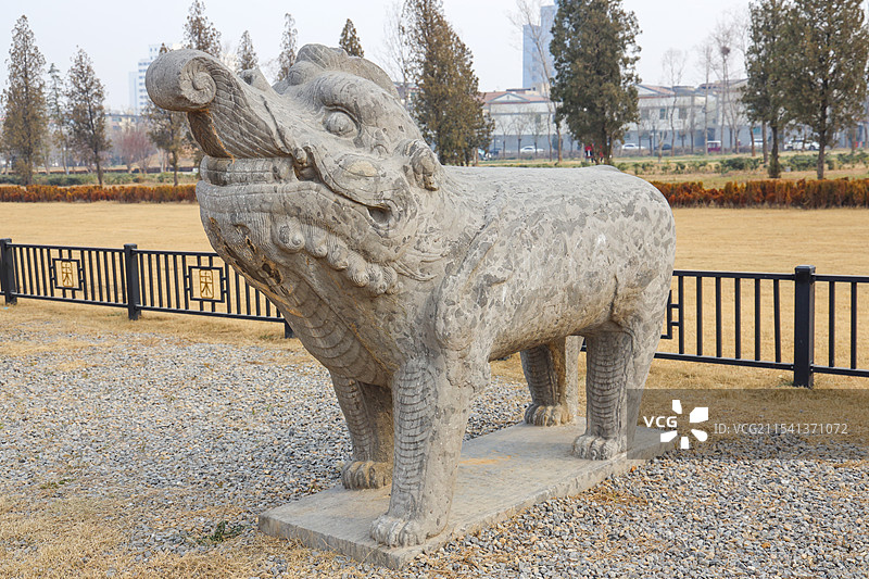 河南省郑州市巩义市，永厚陵（宋英宗赵曙的陵墓）图片素材