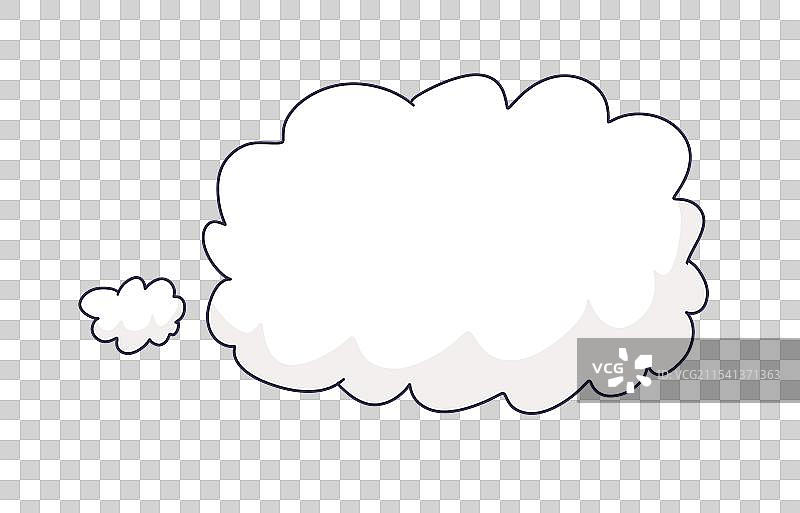 想象对话框图片素材