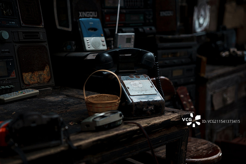 都江堰文庙山街的老物件图片素材