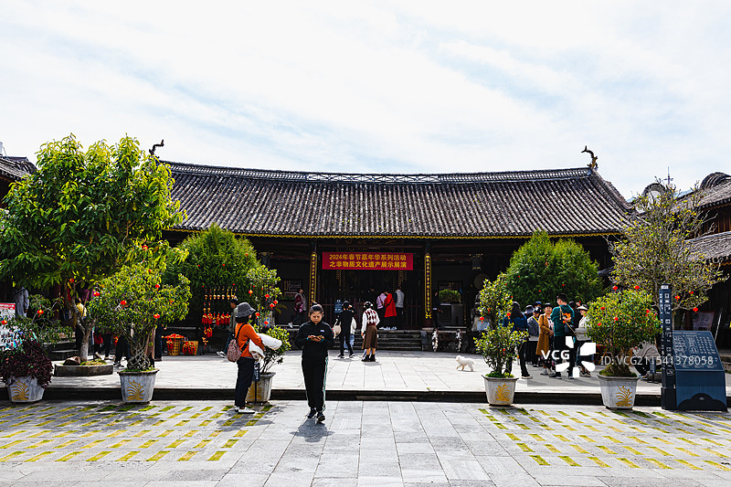 南甸宣抚司署，俗称土司衙门，位于云南省德宏傣族景颇族自治州梁河县县城遮岛镇。图片素材