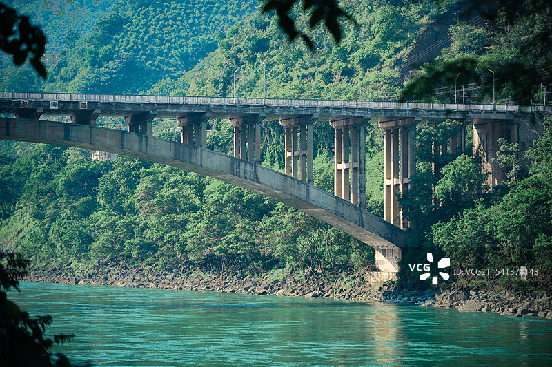 盐边县三滩大桥图片素材