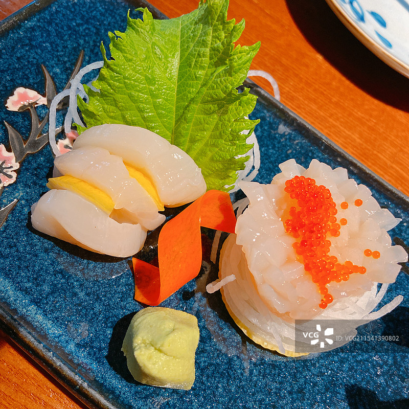 帆立贝刺身图片素材