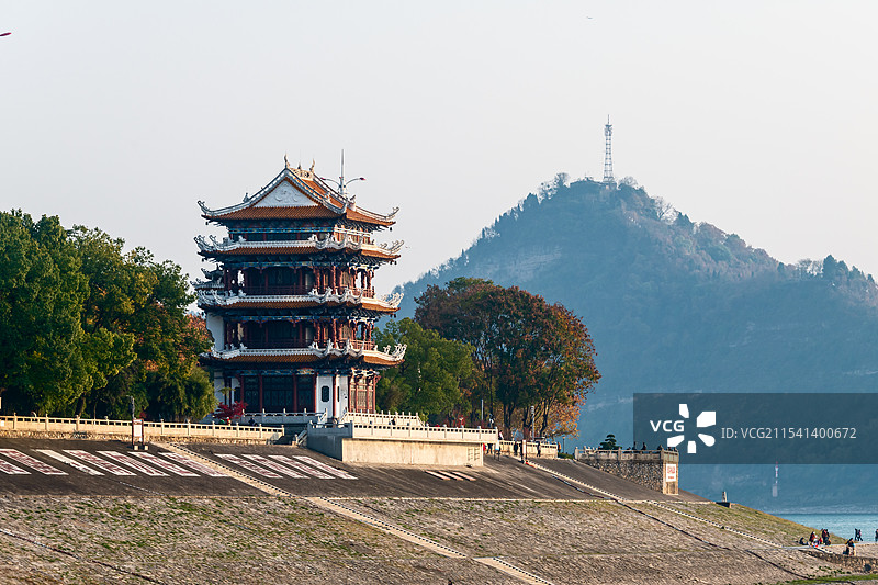 宜昌镇江阁图片素材