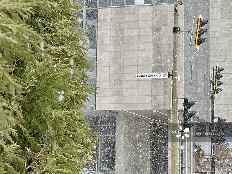 雪天中的蒙特利尔图片素材