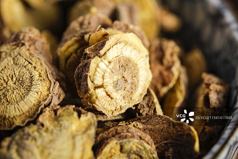 中华传统中药材黄芩图片素材