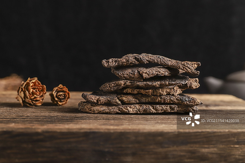 中华传统中药材生地黄图片素材