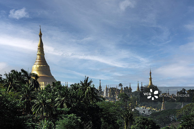 缅甸仰光大金塔图片素材