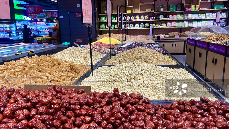 年货干货春节超市图片素材