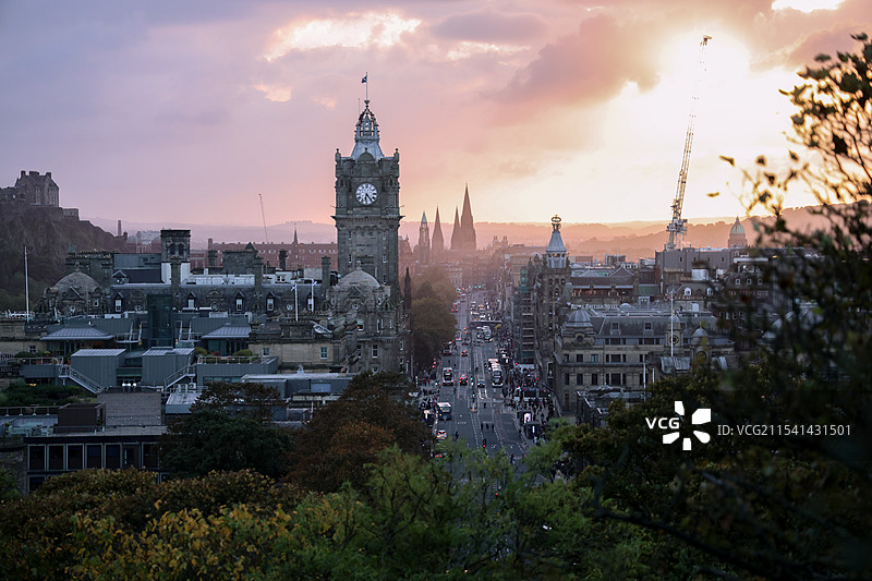 爱丁堡卡尔顿山Edinburgh图片素材
