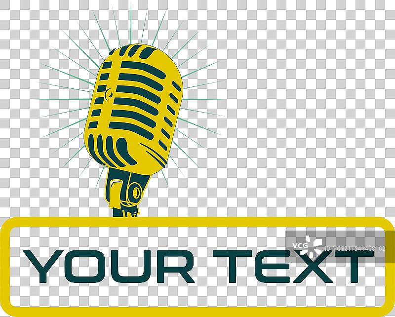 新麦克风标志设计商业工作室歌曲图片素材