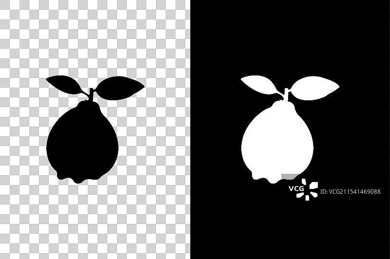 番石榴图标剪影水果图标系列图片素材