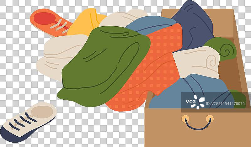 一堆衣服图片素材