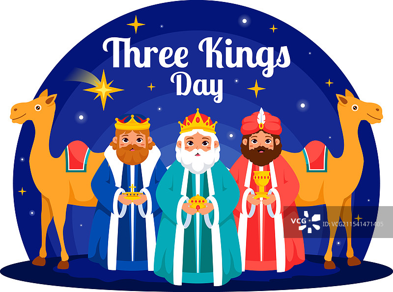 三王节庆祝对神性的信仰图片素材