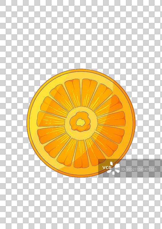 一片橙子2号图片素材
