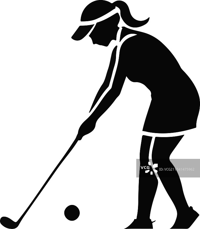 高尔夫距离控制运动白色球场设计图片素材