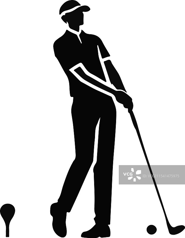 高尔夫球 高尔夫课程 白色推杆果岭图片素材