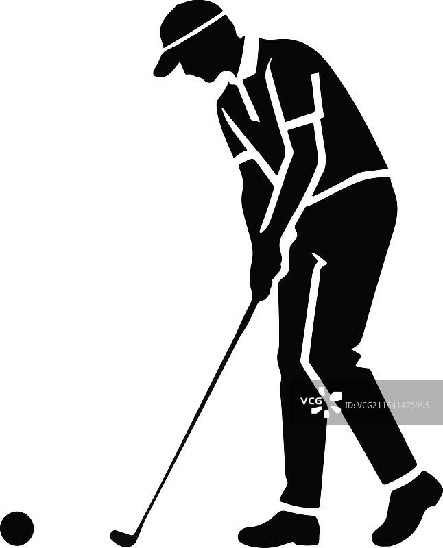 直接击球的白色精准运动 - FedEx杯图片素材