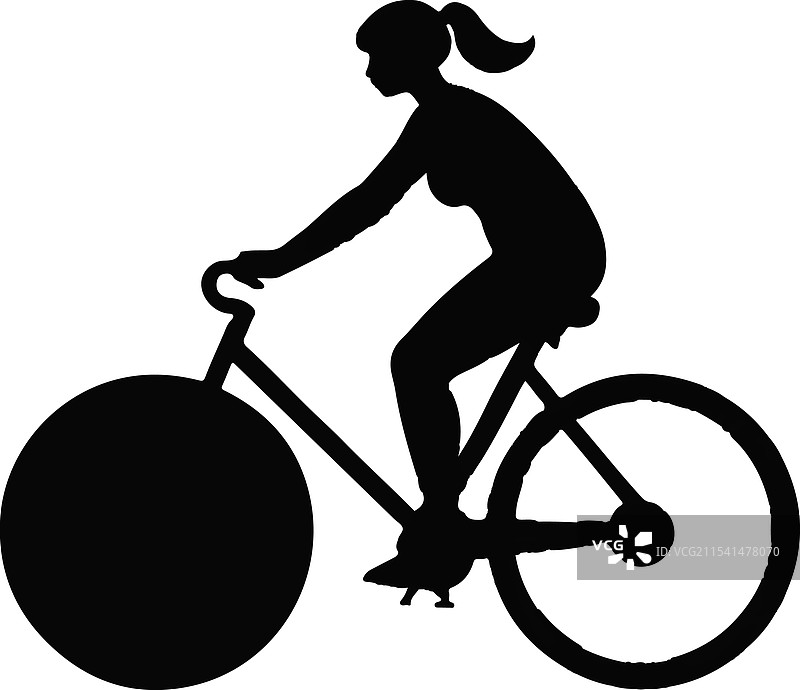 竞速几何自行车下坡车两轮图片素材