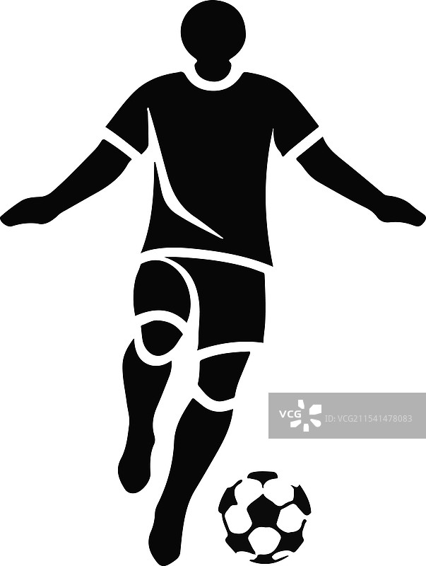 足球回归运动踢防守动作图片素材