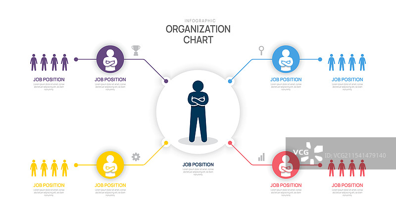 组织结构图层级信息图模板图片素材