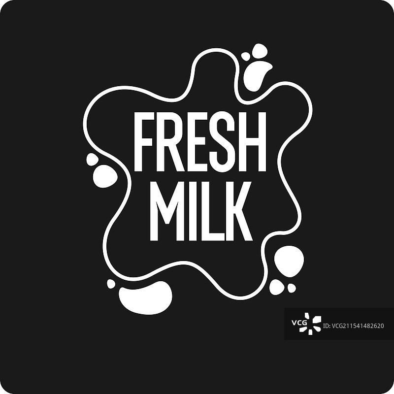 原创概念海报用于宣传牛奶图片素材