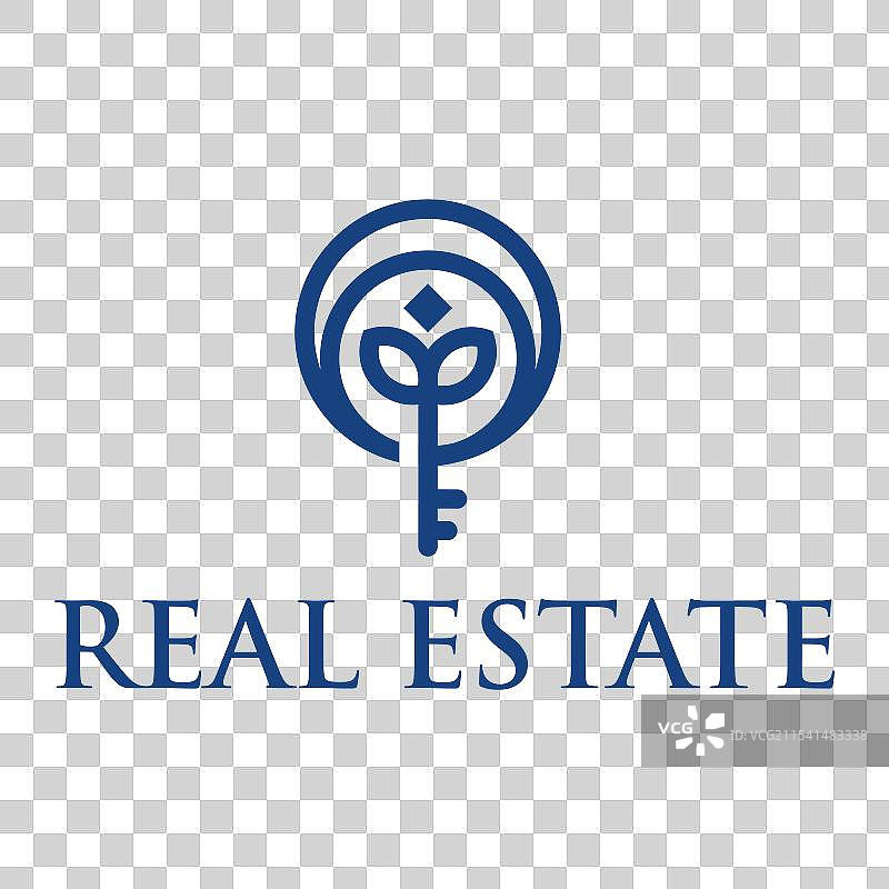 房地产公寓极简风格标志设计图片素材