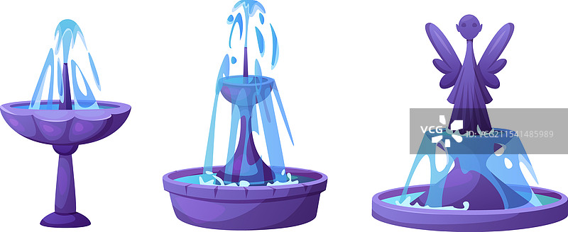 装饰性水泉卡通系列图片素材