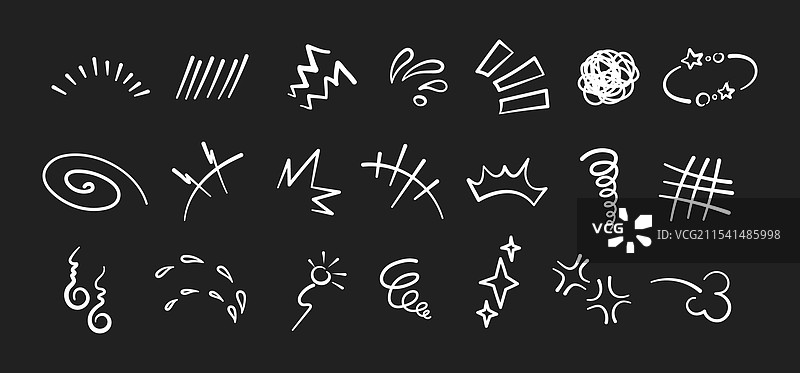 漫画或动漫漫画表情符号元素图形图片素材