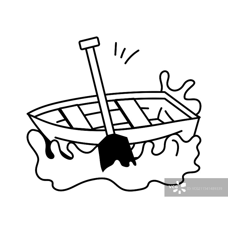 漂流船图片素材