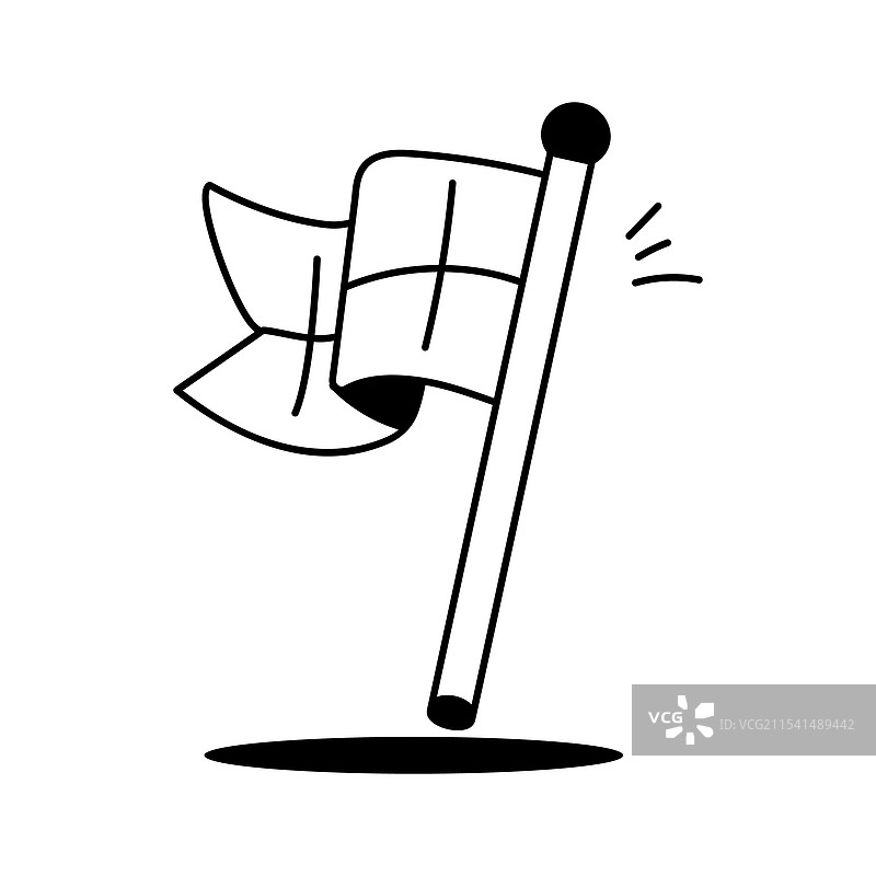 运动旗帜图片素材