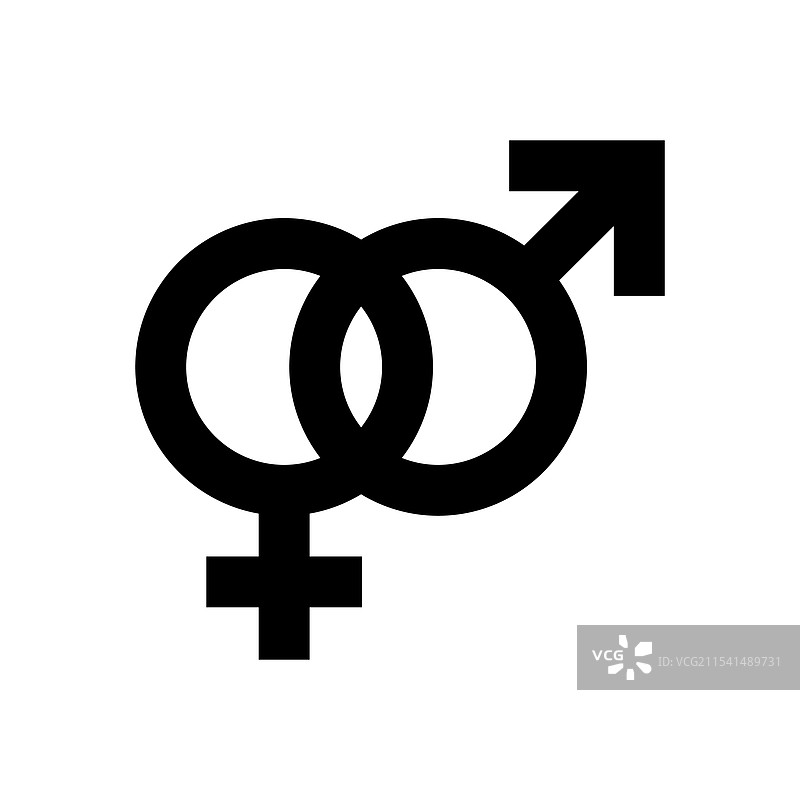 异性恋性别图标图片素材
