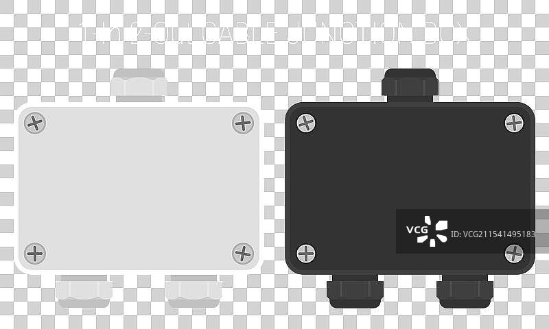 矩形电缆接线盒图片素材